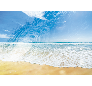 Fototapet mare strop de val oceanic - TenStickers