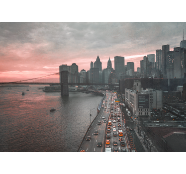 Fototapet new york peisaj urban manhattan - TenStickers