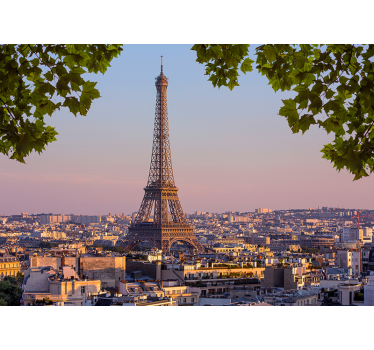 Fototapet Paris vedere la turnul eiffel - TenStickers