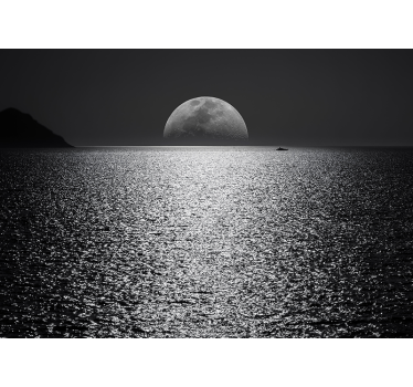 Fototapet mare vedere la lumina lunii - TenStickers