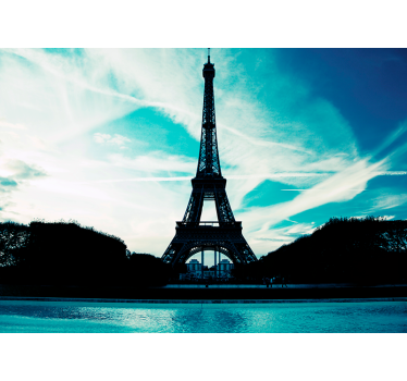Fototapet Paris schița turnului eiffel - TenStickers