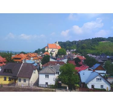 Fototapet de oraș sat rural fermecător - TenStickers