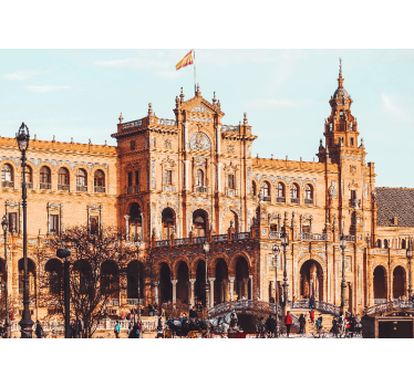Fototapet madrid arhitectură istorică spaniolă - TenStickers