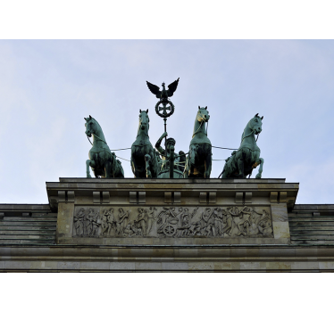 Fototapet berlin statuia porții brandenburg - TenStickers