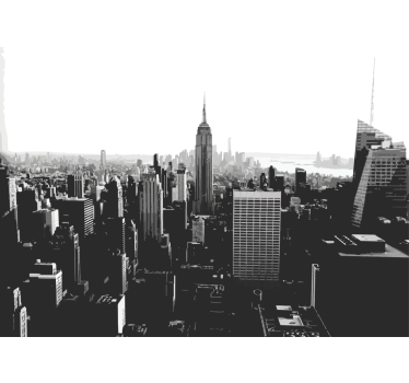 Fototapet new york peisaj cu empire state - TenStickers
