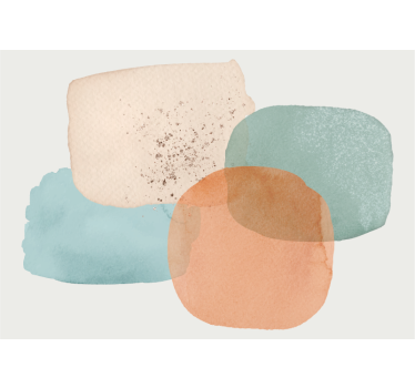 Culori pamant design minimalist fototapet hol - TenStickers