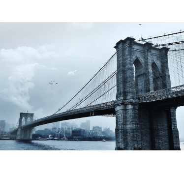 Fototapet new york peisaj pod brooklyn - TenStickers