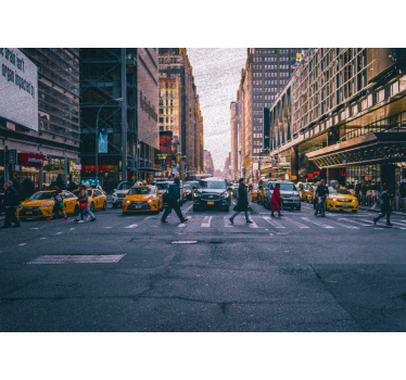 Fototapet new york stradă agitată din new york - TenStickers