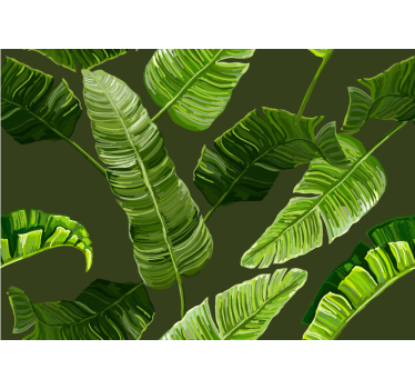 Fototapet natura foliaj verde luxuriante - TenStickers