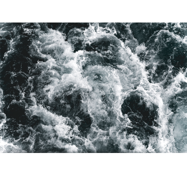 Fototapet mare valuri oceanice zbuciumate - TenStickers