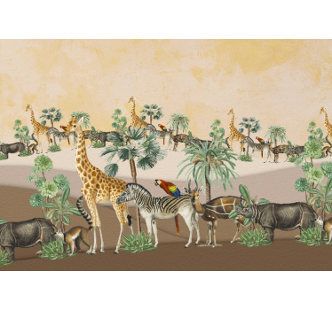 Tapet mural jungle adventure forest - TenStickers