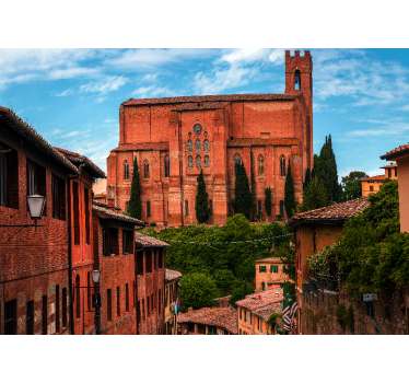 Fototapet de oraș catedrala istorică din toscana - TenStickers
