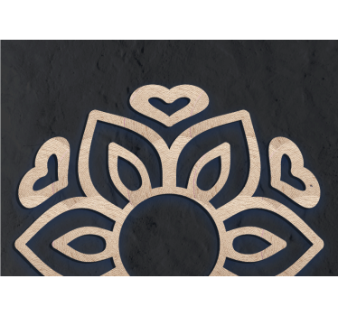 Fototapet buddha design lotusul inimii - TenStickers