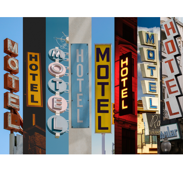 Tapet mural semne hotel - TenStickers