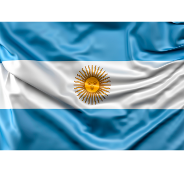 Fotomuraluri cu alte orașe și țări steagul argentinian - TenStickers
