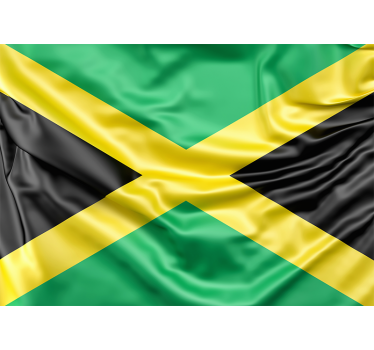 Fotomuraluri cu alte orașe și țări steag jamaican - TenStickers