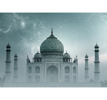 Taj mahal de noapte tapet mural - TenStickers