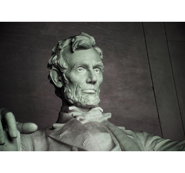 Pictură murală cu statui abraham lincoln - TenStickers