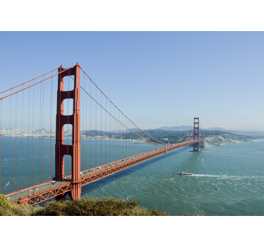 Fototapet de oraș legătura golden gate - TenStickers