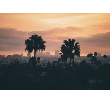 Wall mural los angeles apus de soare - TenStickers