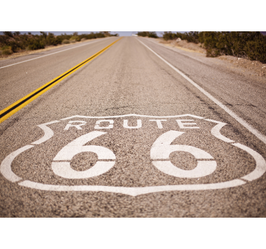 Fototapet de oraș traseul emblematic 66 - TenStickers