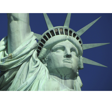 Pictura de statui a libertății new york yural mural - TenStickers