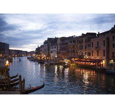 Amurg vedere tapet mural venice - TenStickers