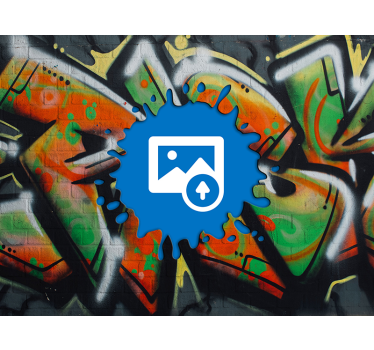 Fundal graffiti de modă cu picturi murale foto personalizate - TenStickers