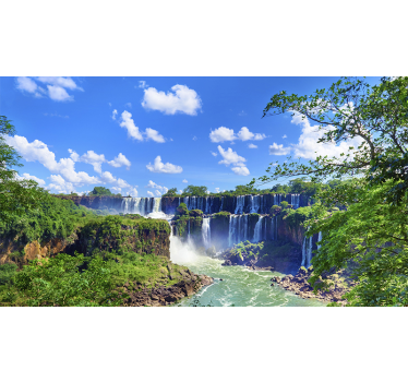 Cascade mari în muralul cascadei pădurii - TenStickers