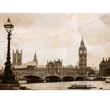 Fototapet Londra orizontul istoric al londrei - TenStickers