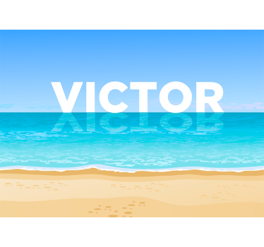 Obiective turistice spre mare tapet mural 3d - TenStickers