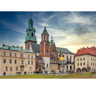 Fotomuraluri cu alte orașe și țări krakow peisaj istoric - TenStickers