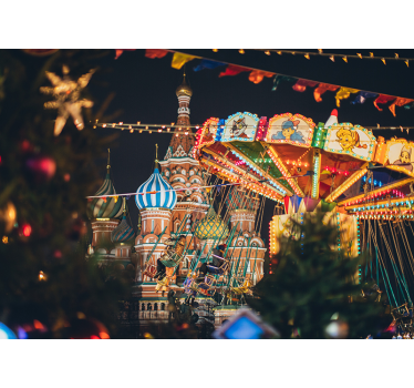 Fototapet de oraș carnavalul sfântului vasile - TenStickers