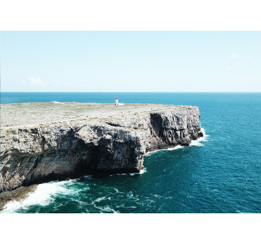 Fototapet peisaje vedere la stâncile de coastă - TenStickers