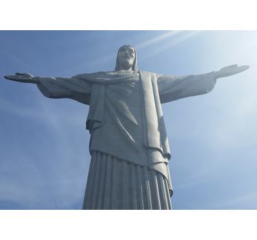 Fototapet de oraș statuia lui hristos mântuitorul - TenStickers
