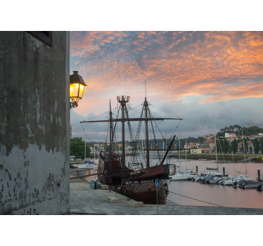 Fototapet de oraș port naval istoric - TenStickers