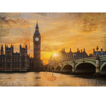 Fototapet londra apus istoric asupra londrei - TenStickers