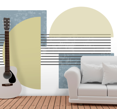 Arta contemporana design modern tapet mural modern - TenStickers