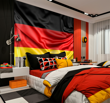 Fotomuraluri cu alte orașe și țări steagul german - TenStickers