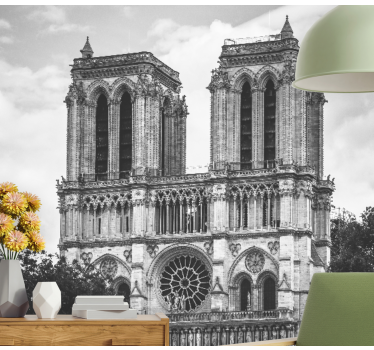 Fototapet Paris catedrala notre dame - TenStickers