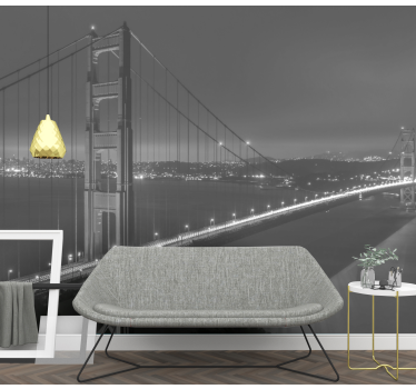 Fototapet de oraș conexiunea golden gate - TenStickers