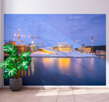 Fototapet de oraș design arhitectural modern - TenStickers