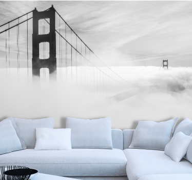 Fototapet de oraș extensia golden gate - TenStickers