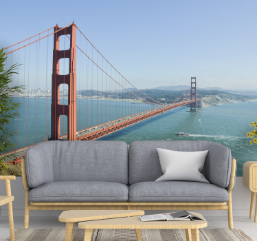 Fototapet de oraș legătura golden gate - TenStickers