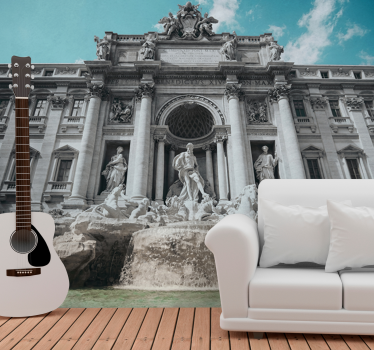 Fototapet de oraș monumentul fântânii trevi - TenStickers
