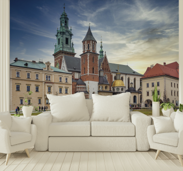 Fotomuraluri cu alte orașe și țări krakow peisaj istoric - TenStickers