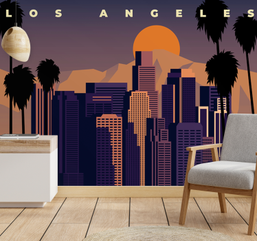 Fototapet de oraș panorama los angeles - TenStickers