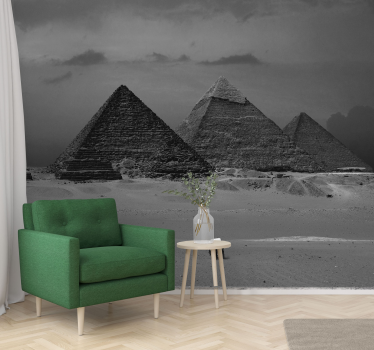 Fototapet de oraș piramidele din giza - TenStickers