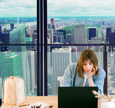 Fototapet de oraș skyline din new york - TenStickers