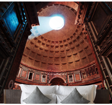 Fototapet de oraș vedere la cupola panteonului - TenStickers